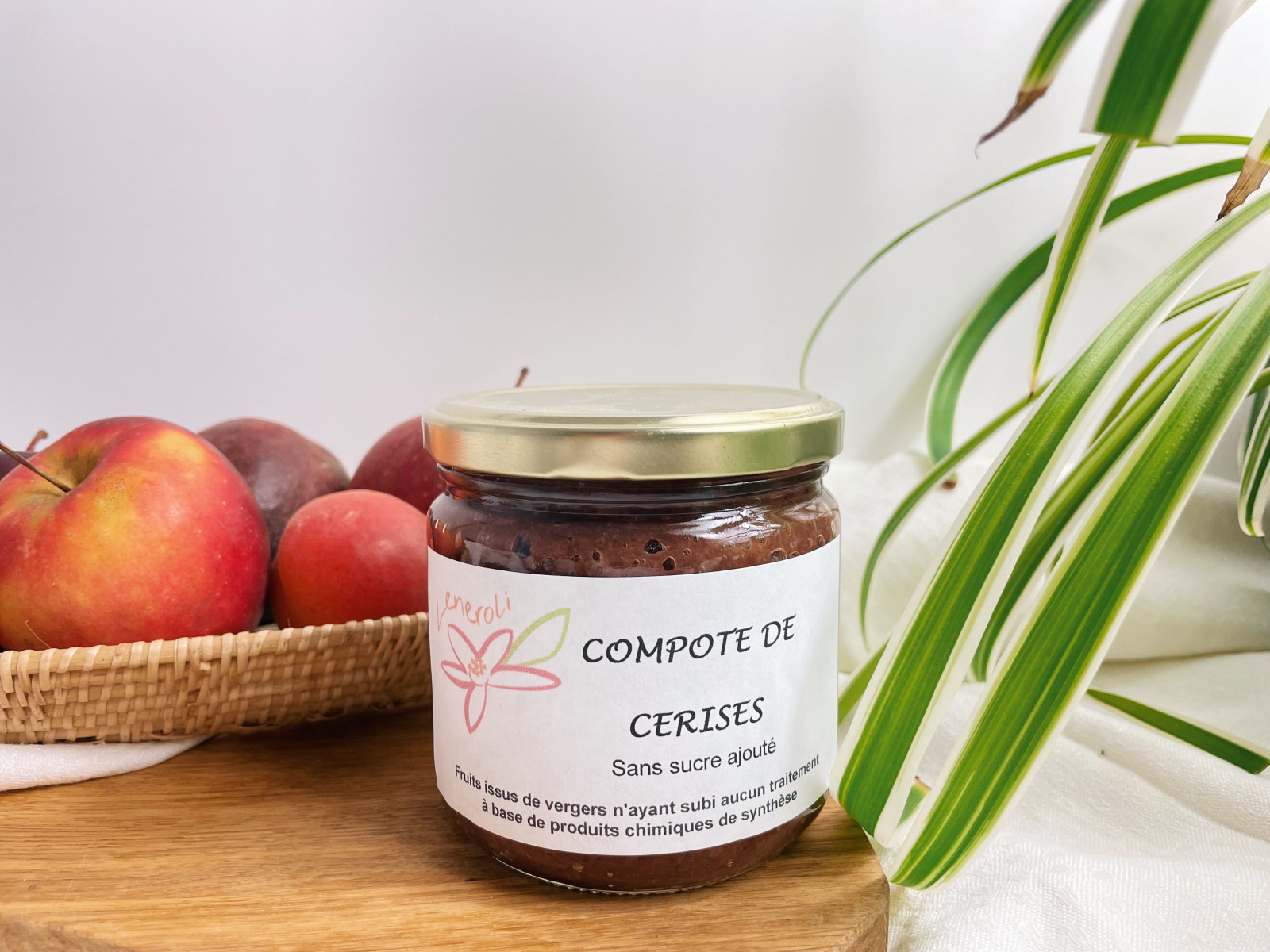 Compote de cerises neroli 350g