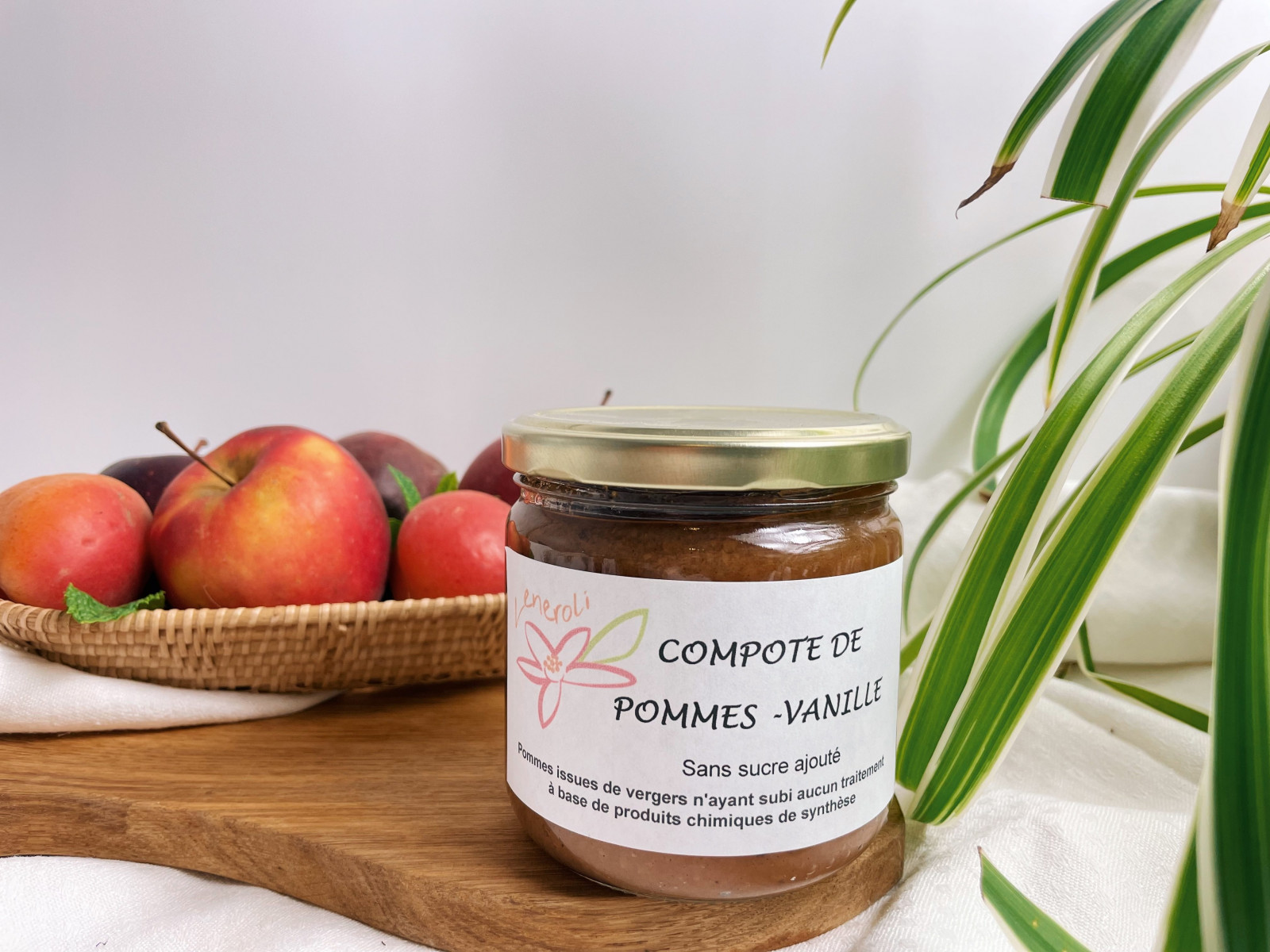 Compote pomme-vanille Le neroli 350g