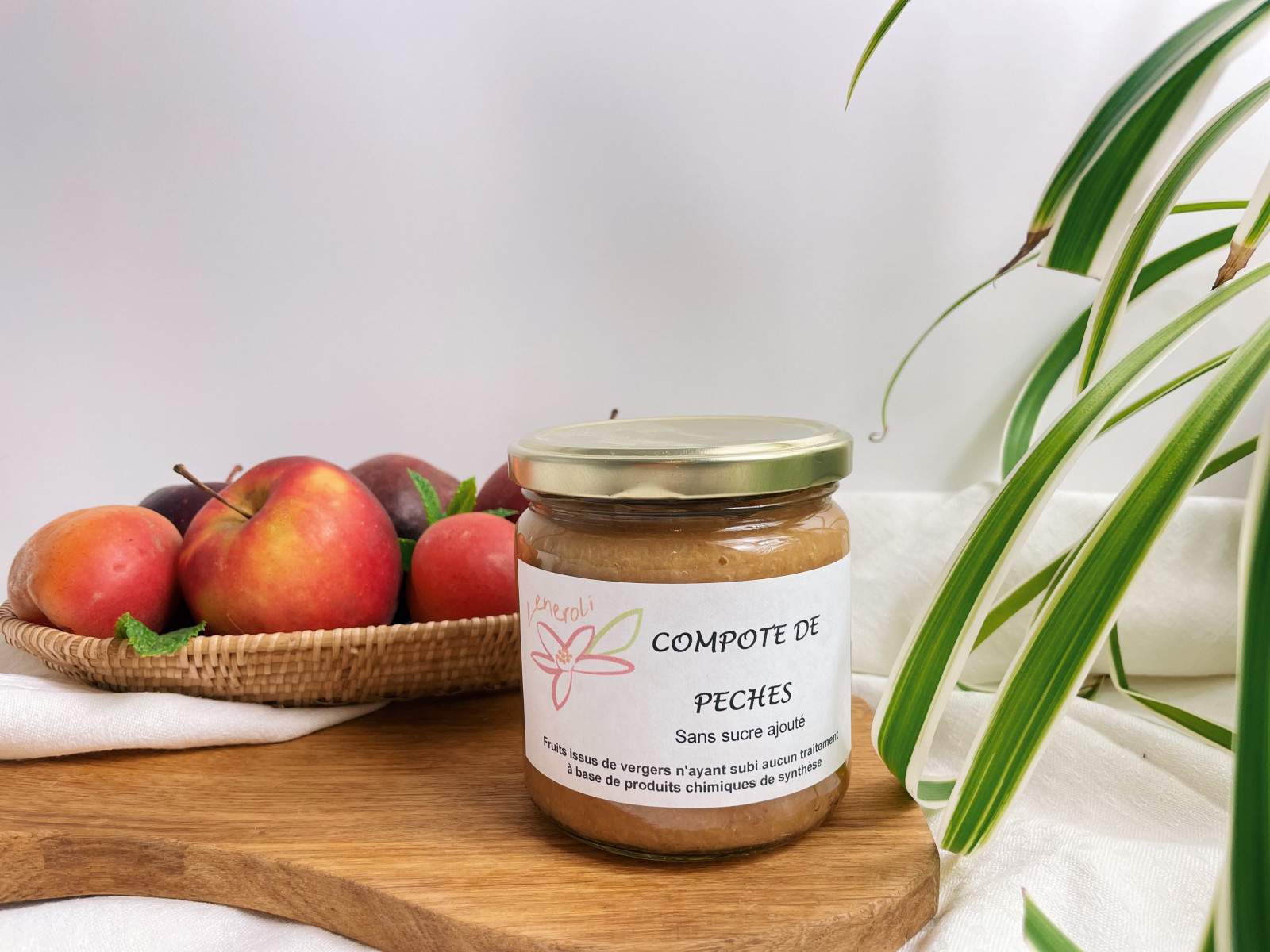 Compote de pêches Le Neroli 350g