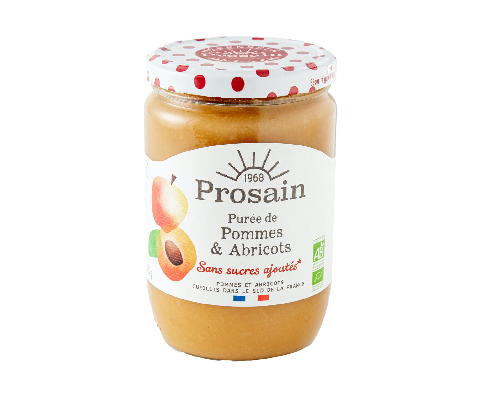 Purée Pommes/Abricots 650g Prosain