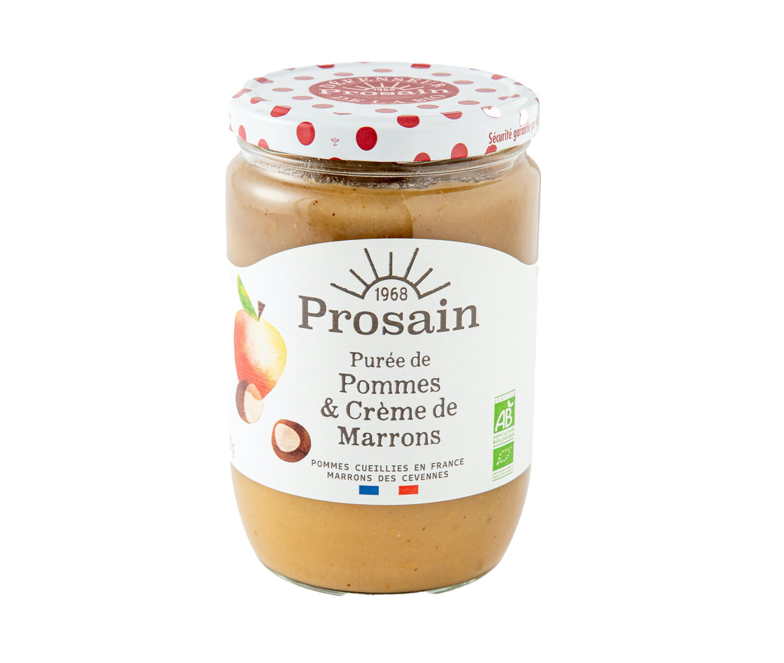 Purée Pommes/Marrons 650g Prosain