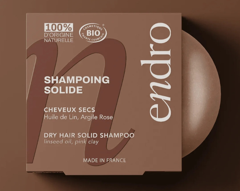 Shampoing solide Cheveux secs 85ml Endro