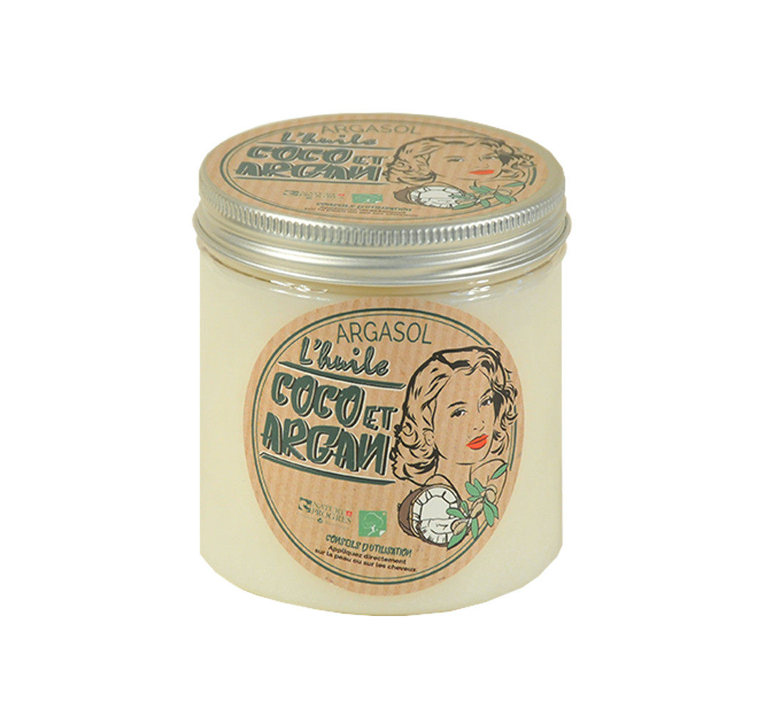 Huile de coco argan argasol 250ml