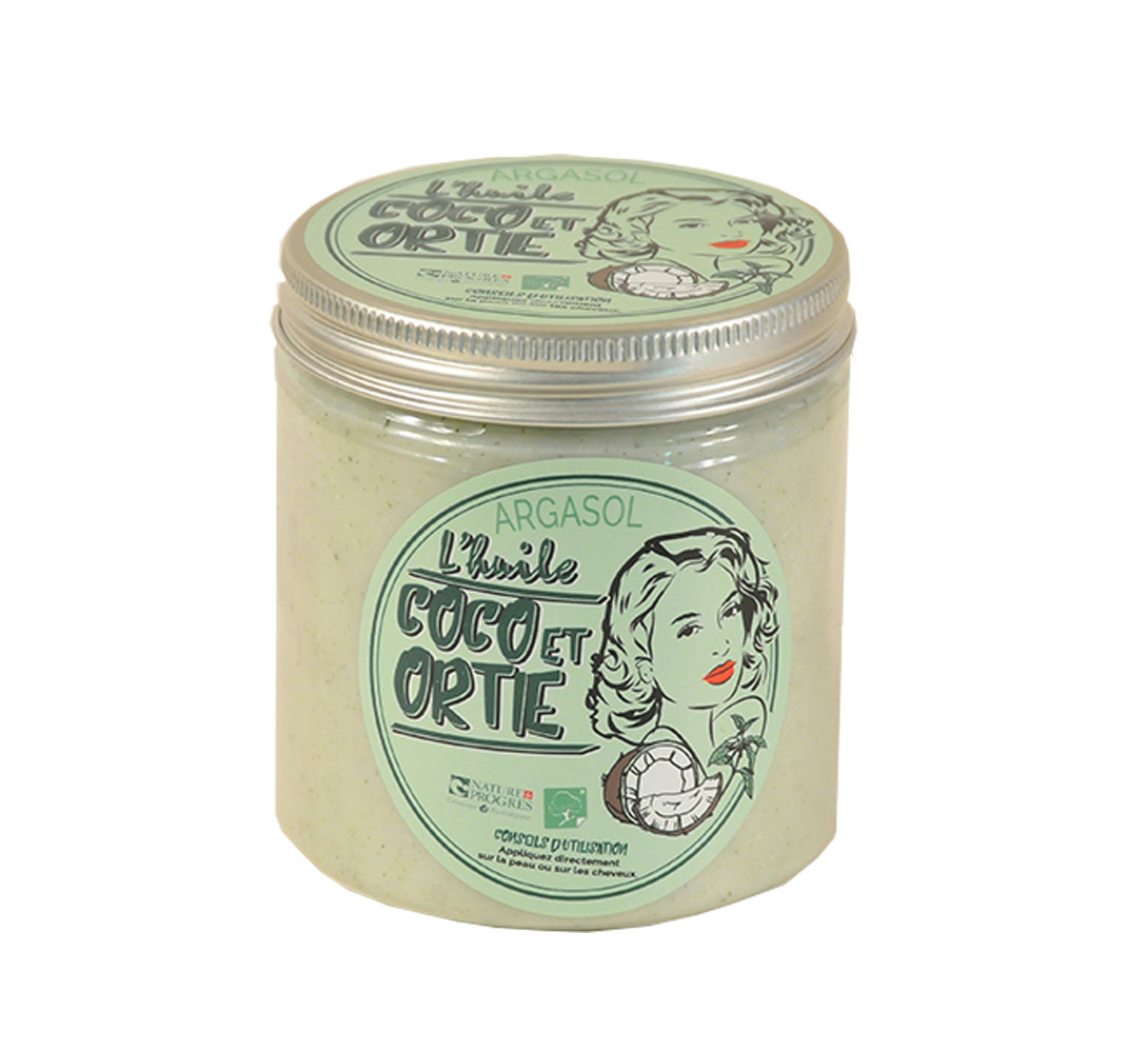 Huile coco ortie 250 ml Argasol