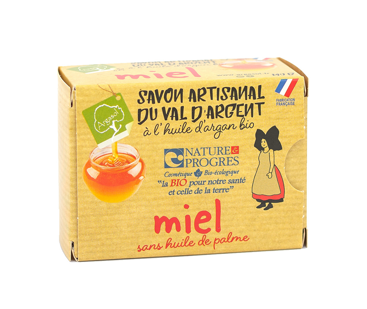 Savon Bio au Miel 140g Argasol