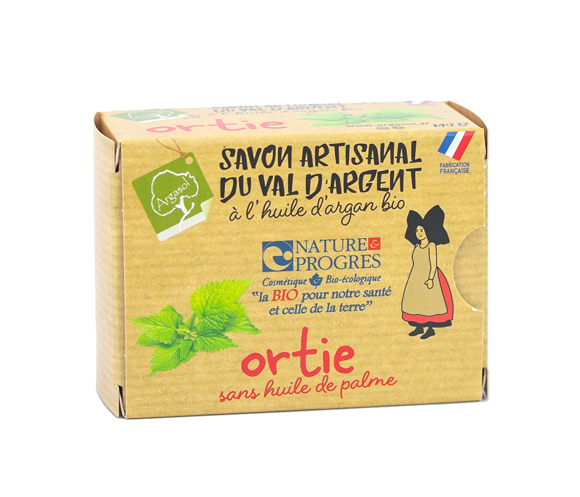 Savon Bio à l'Ortie 140g Argasol