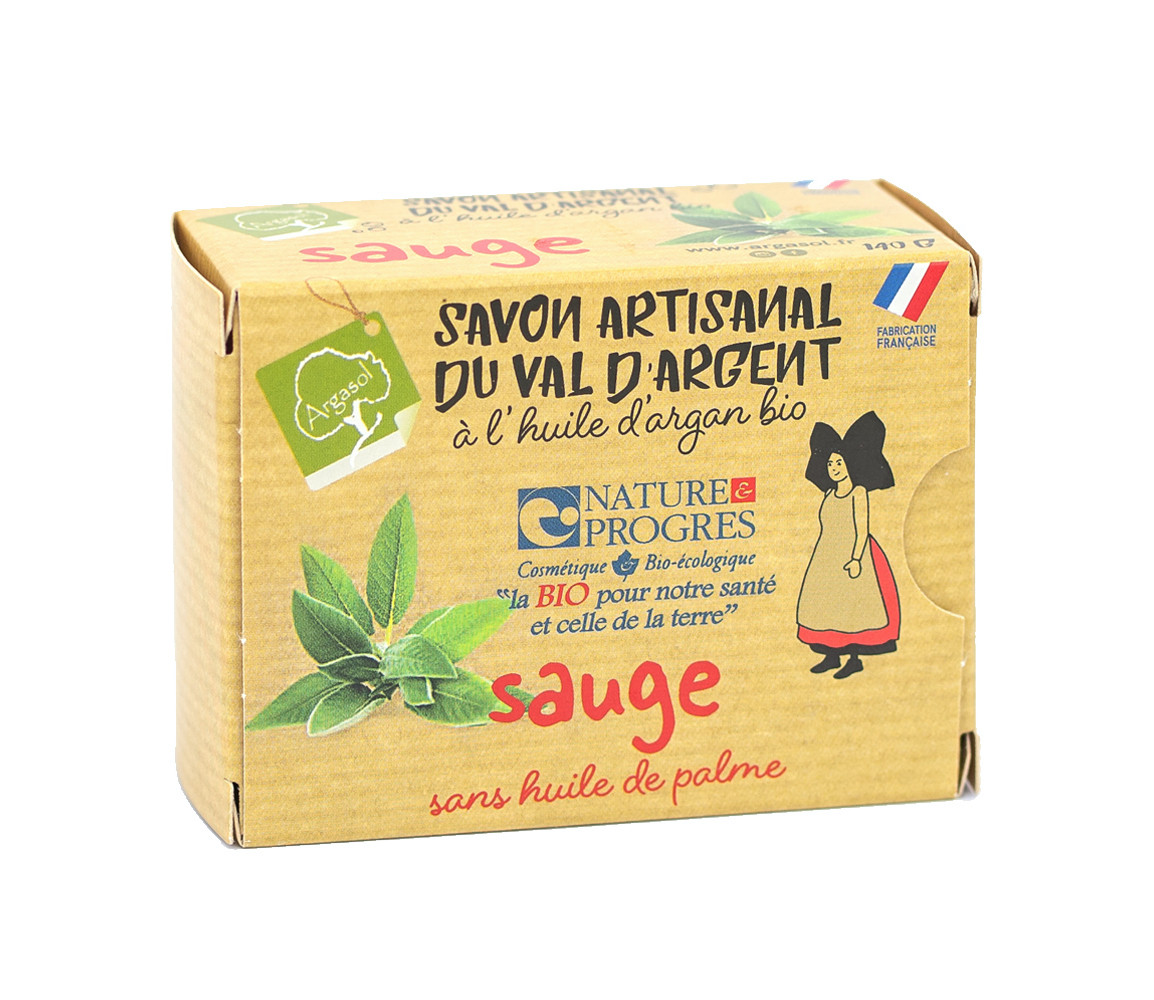 Savon Bio à la Sauge 140g Argasol