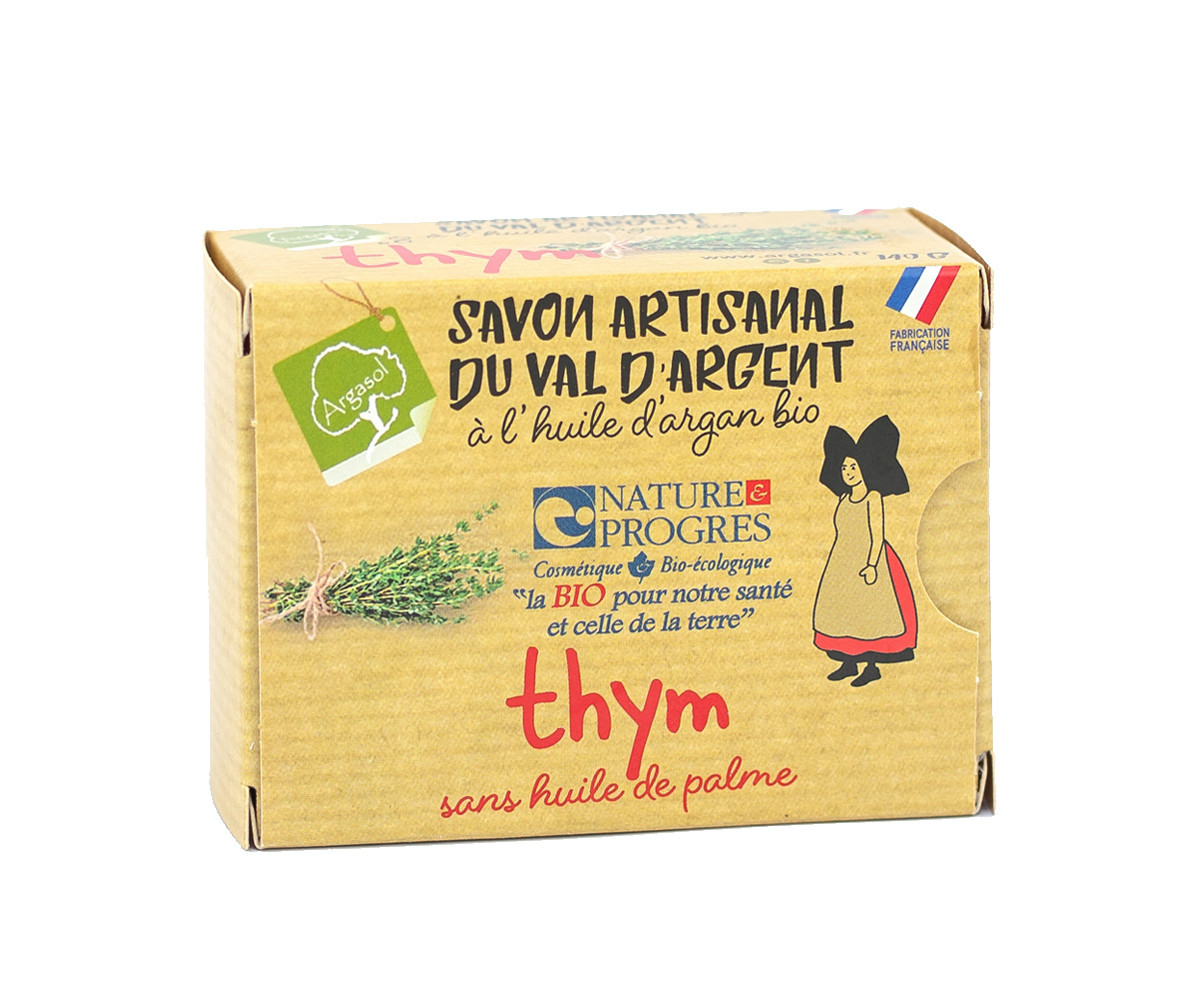 Savon Bio au Thym 140g Argasol