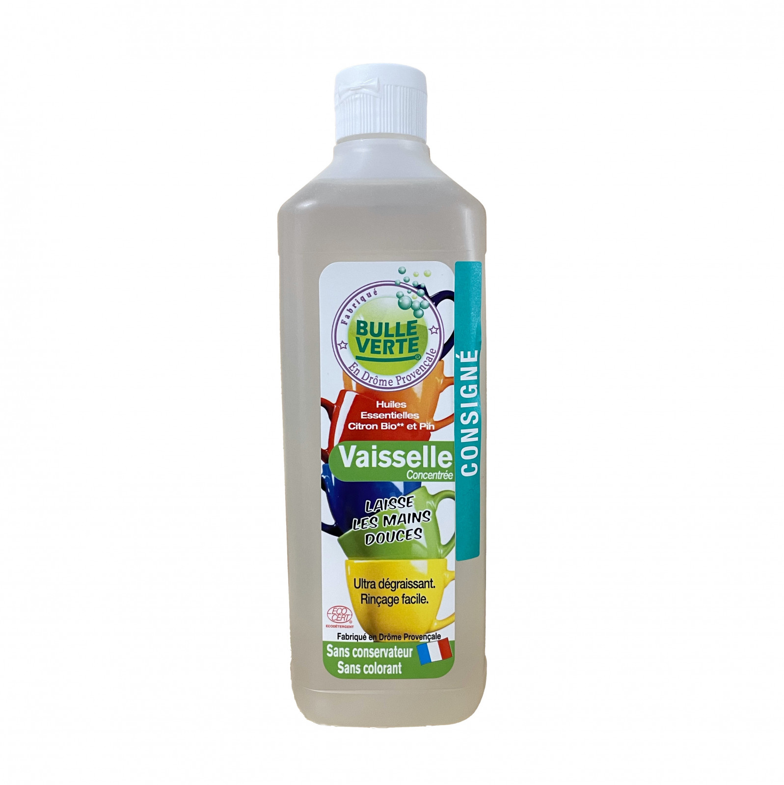 Liquide vaisselle 500ml Contenu