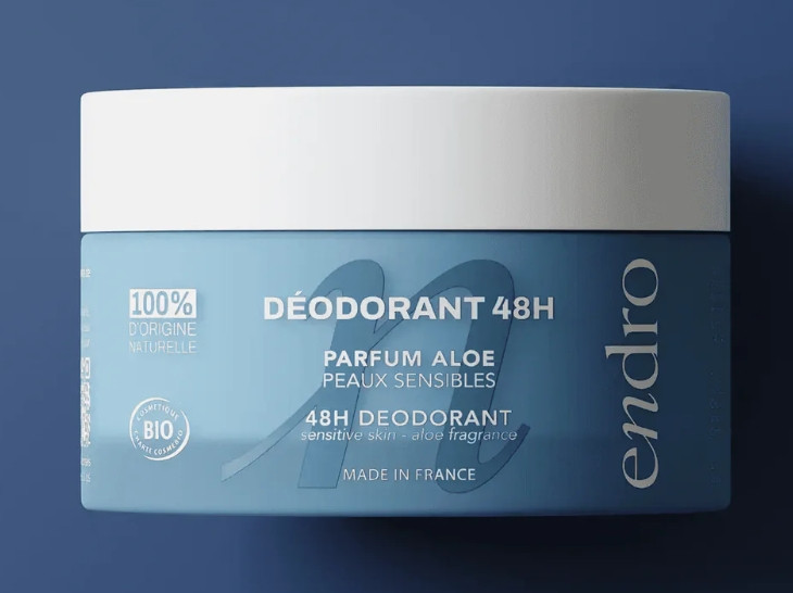 Déodorant Baume Peaux sensibles Aloe 50g Endro