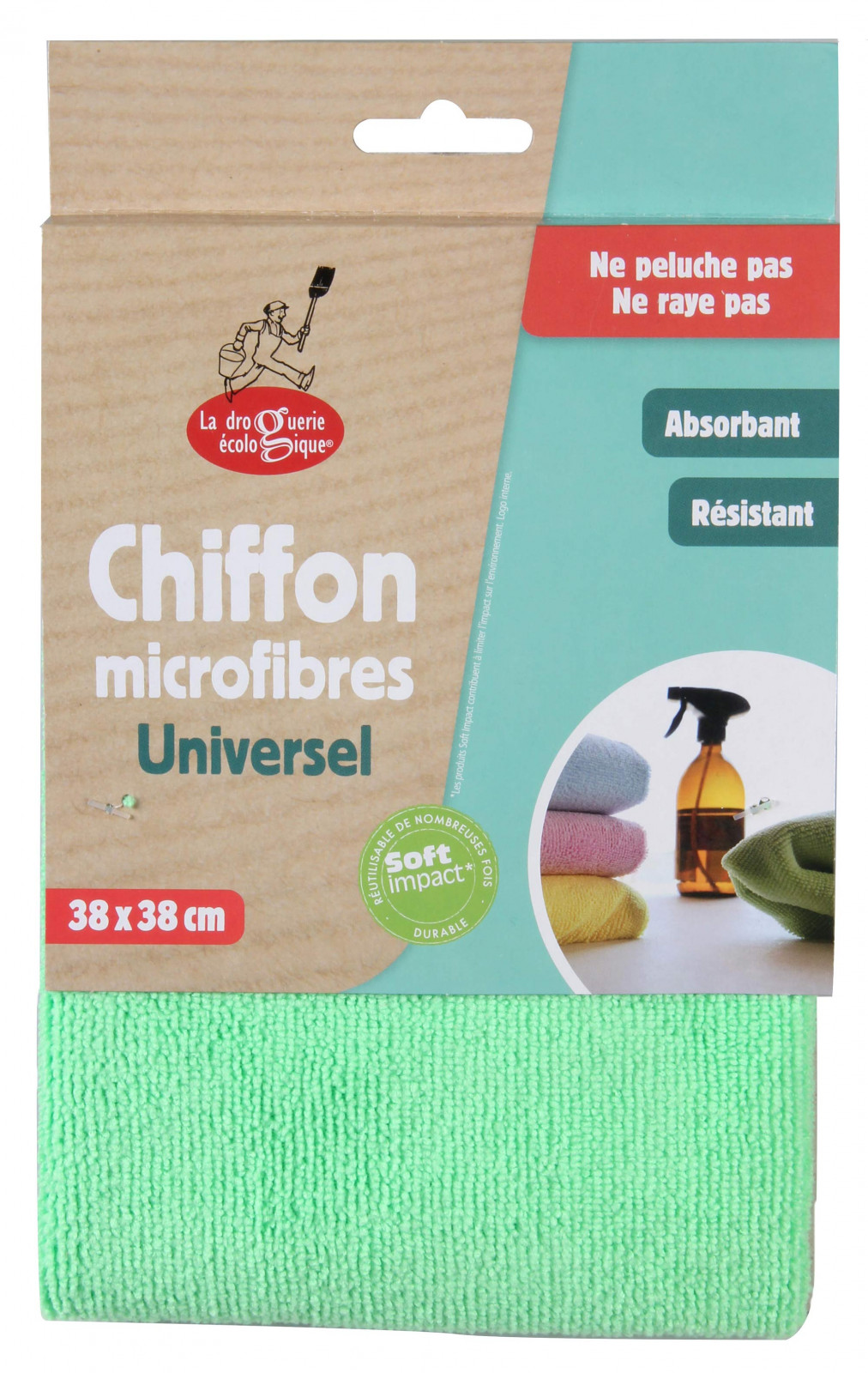 Chiffon microfibres multi-usage