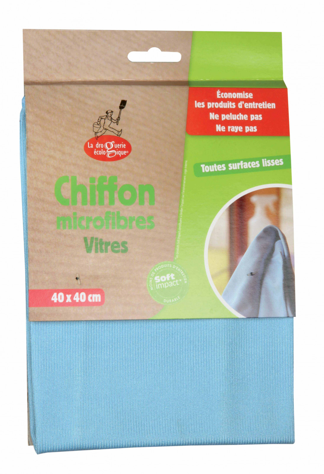 Chiffon microfibres vitres