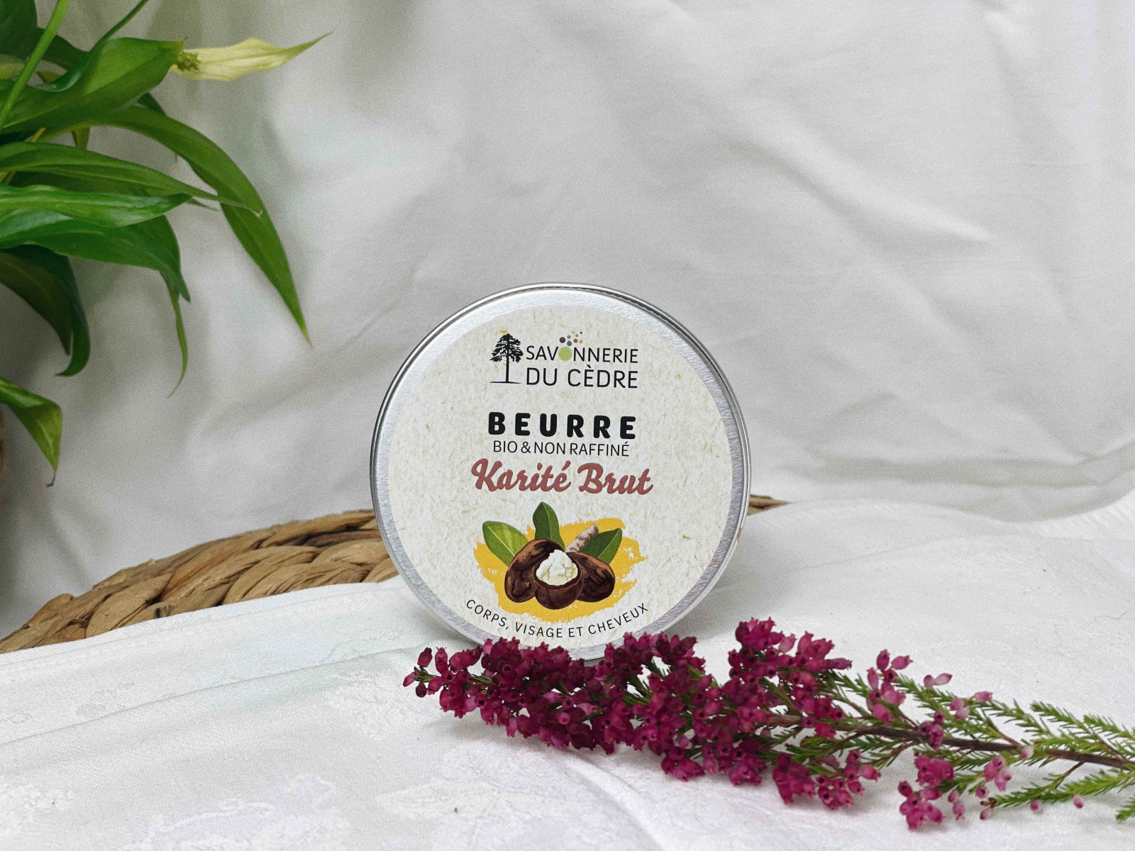 Beurre de Karité 100ml Savonnerie du Cèdre