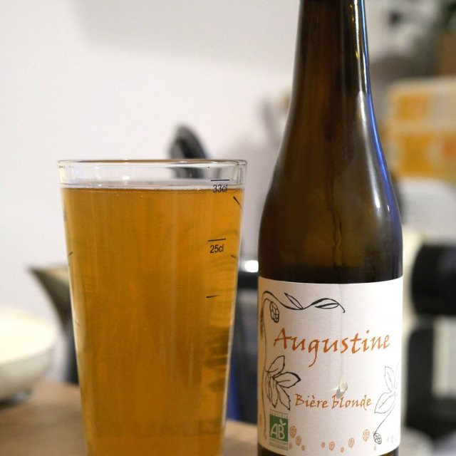 Bière Augustine blonde Brasserie Perle 33cl