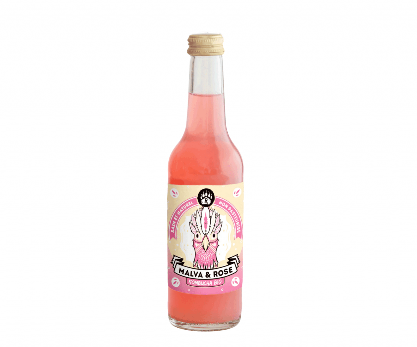 Kombucha malva&rose 33cl