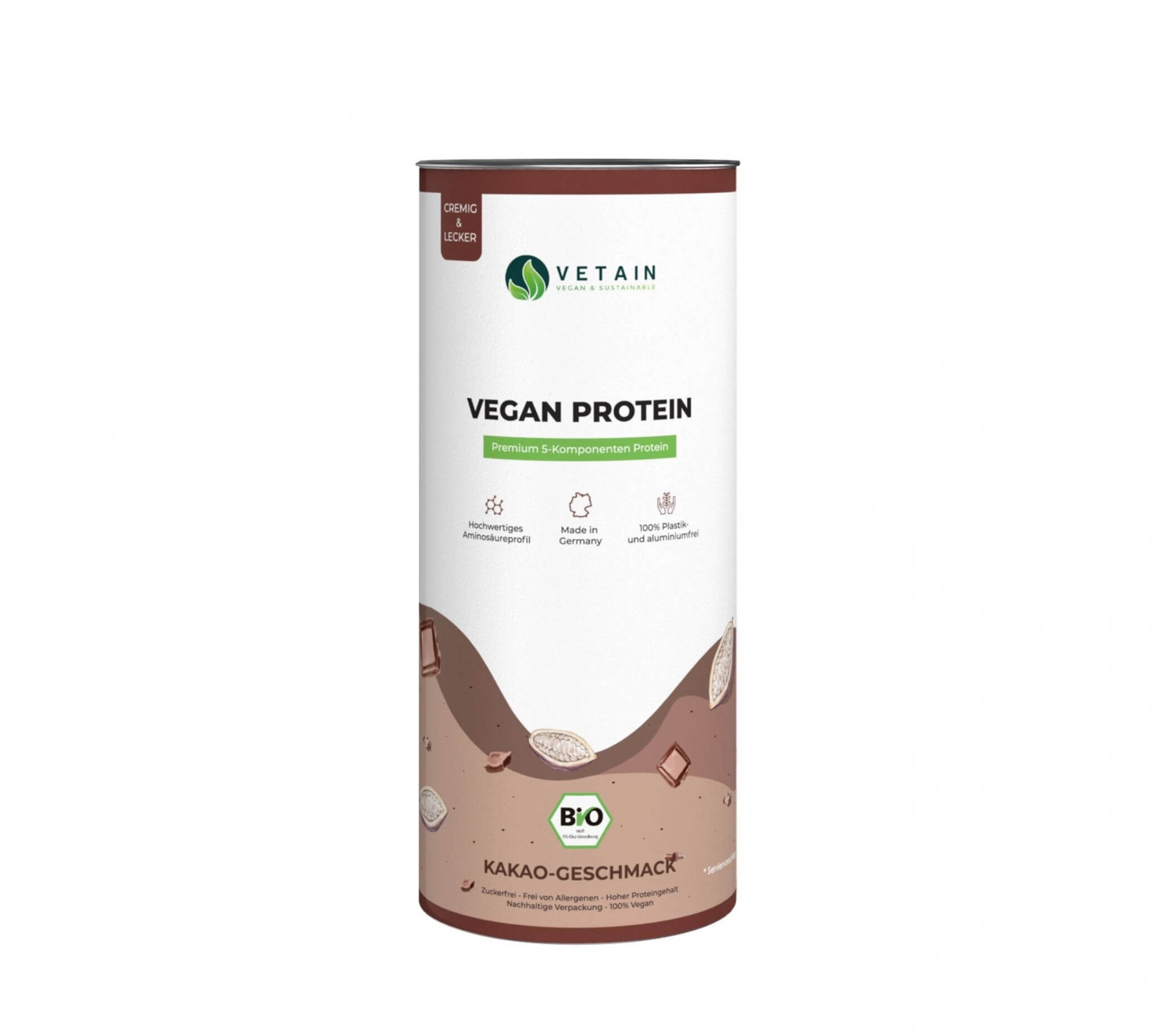 Proteines vegan cacao