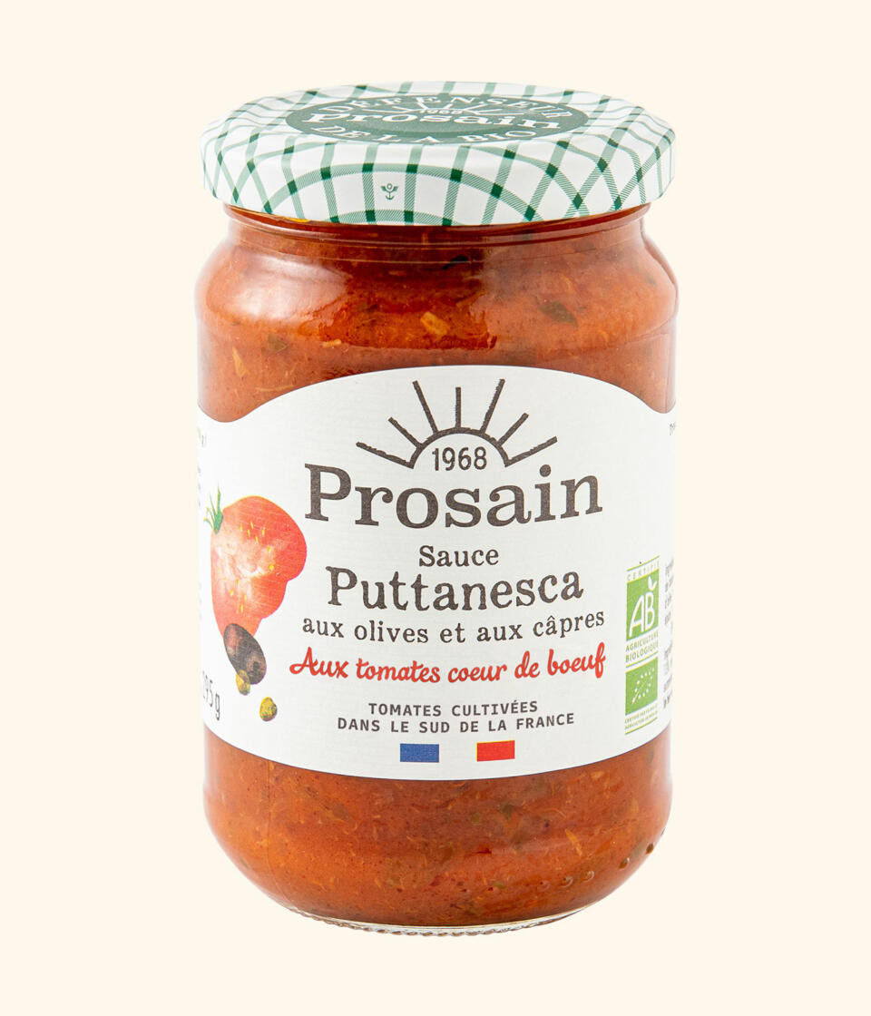 Sauce Tomate Puttanesca Bio 295g Prosain