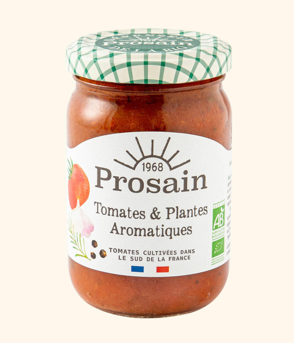 Sauce Tomate Plante Aromatique Bio 200g Prosain