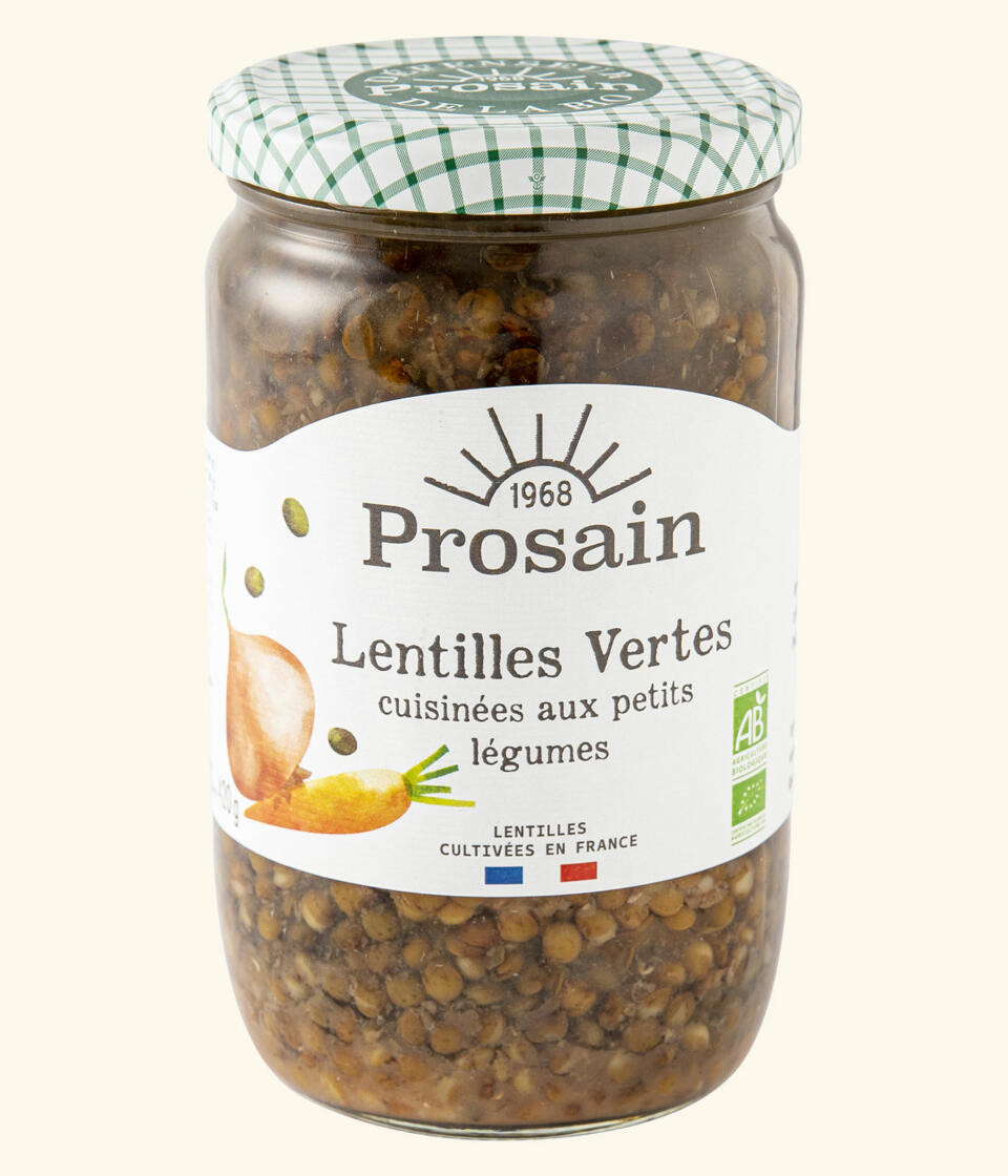 Lentilles Vertes Bio 660g Prosain