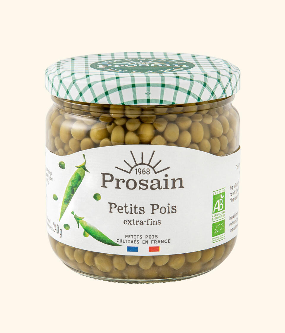 Petits Pois extra-fins Bio 345g Prosain