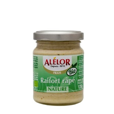 Raifort Râpé Bio Alélor 125g