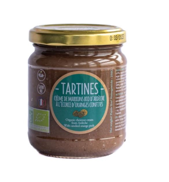 Crème de marrons d'Ardèche à l'orange 250g