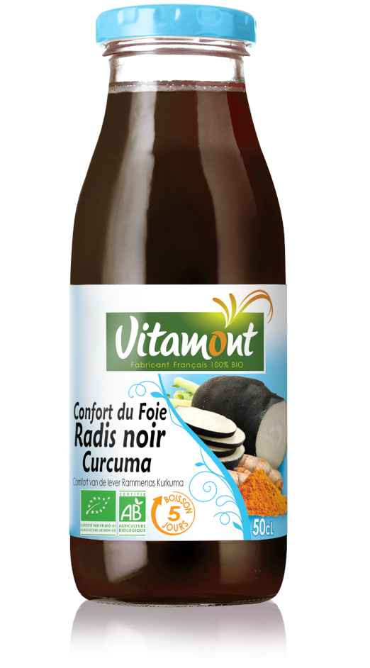 Jus "confort du foie" radis noir curcuma 50cl