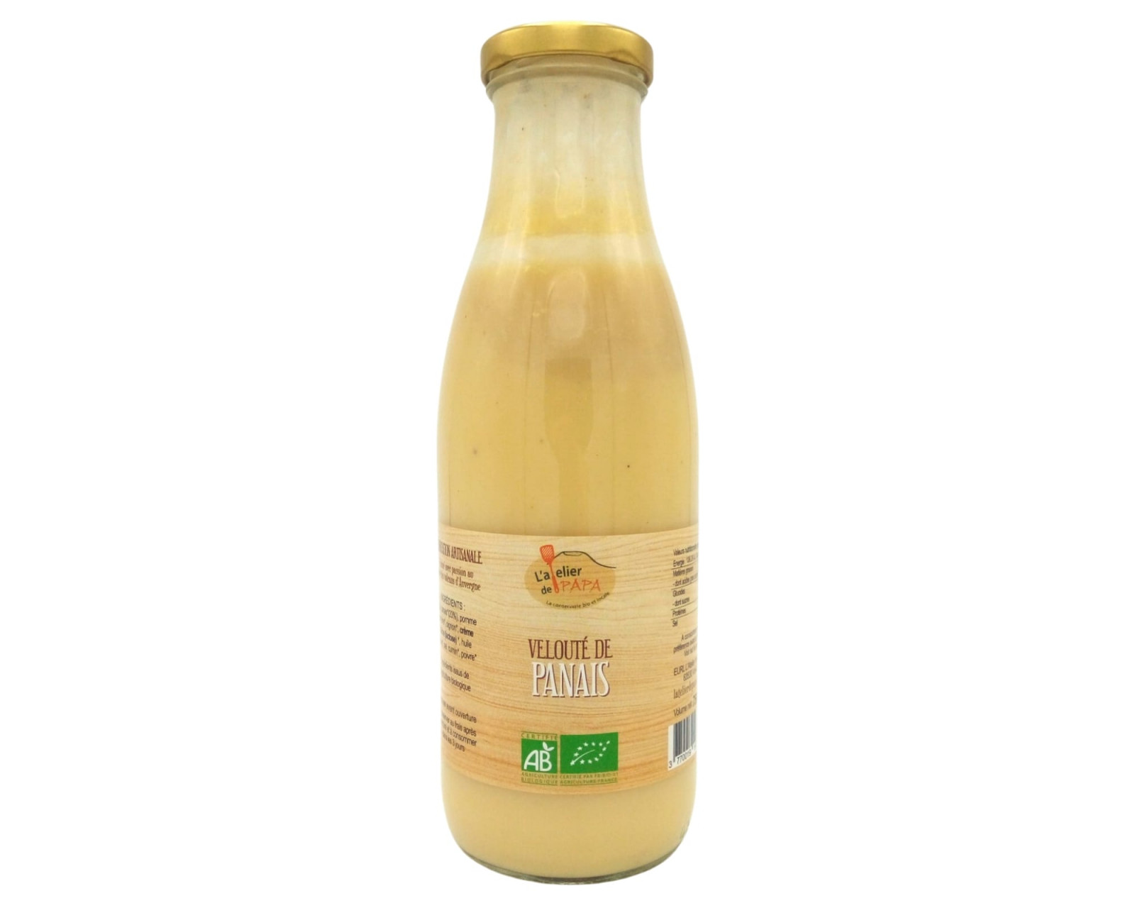 Velouté de Panais 750ml Atelier de Papa