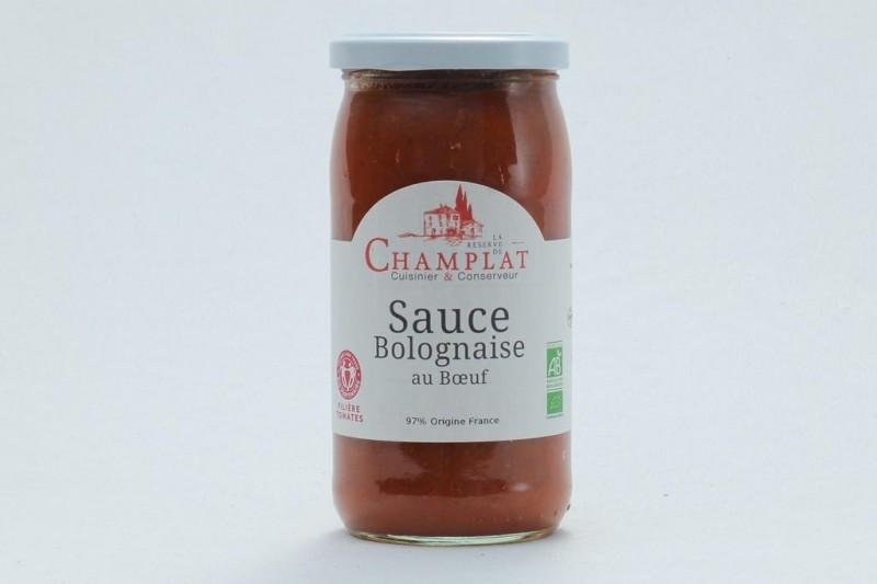 Sauce bolognaise de boeuf 340g Réserve du Champlat