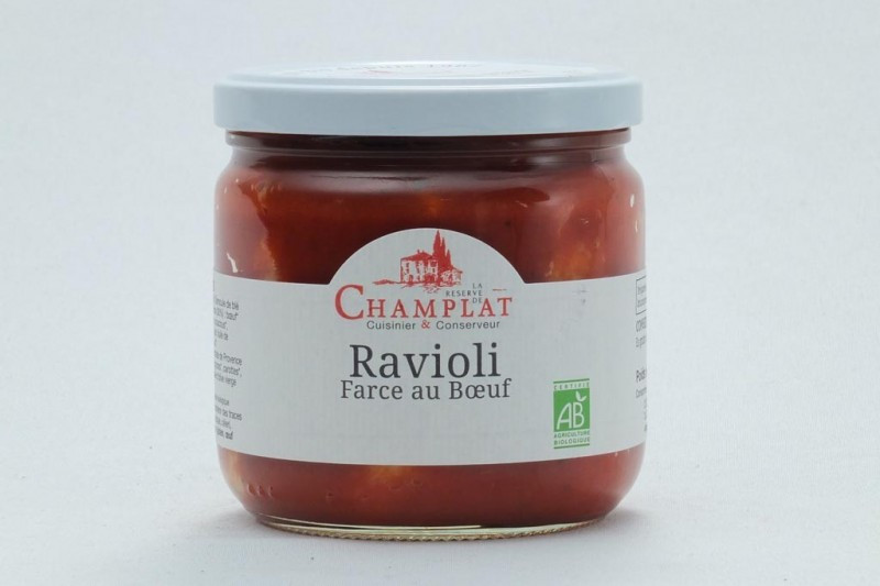 Raviolis au boeuf 340g Réserve du Champlat