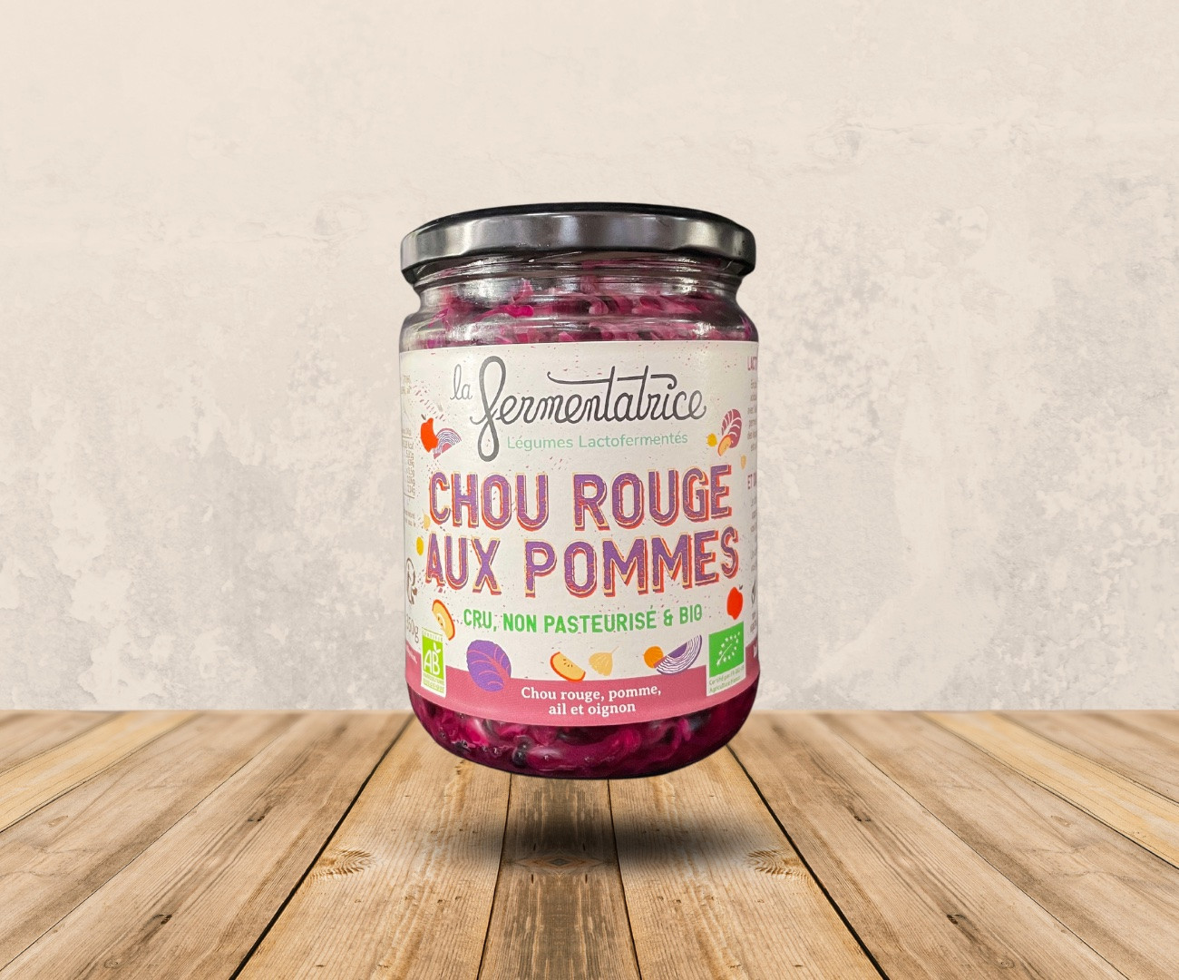 Choux rouge pommes La Fermentatrice