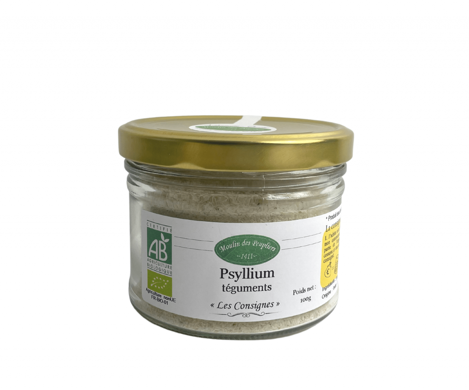 Psyllium blond tegument Moulin des Peupliers