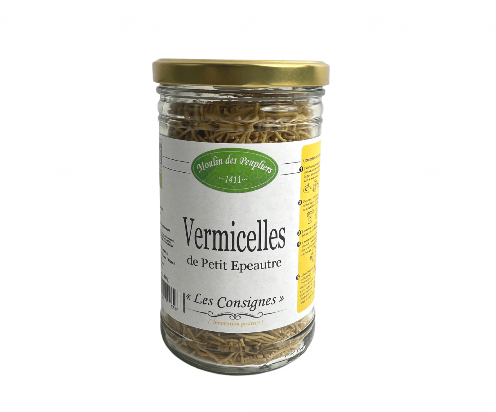 Vermicelle petit epeautre 400g