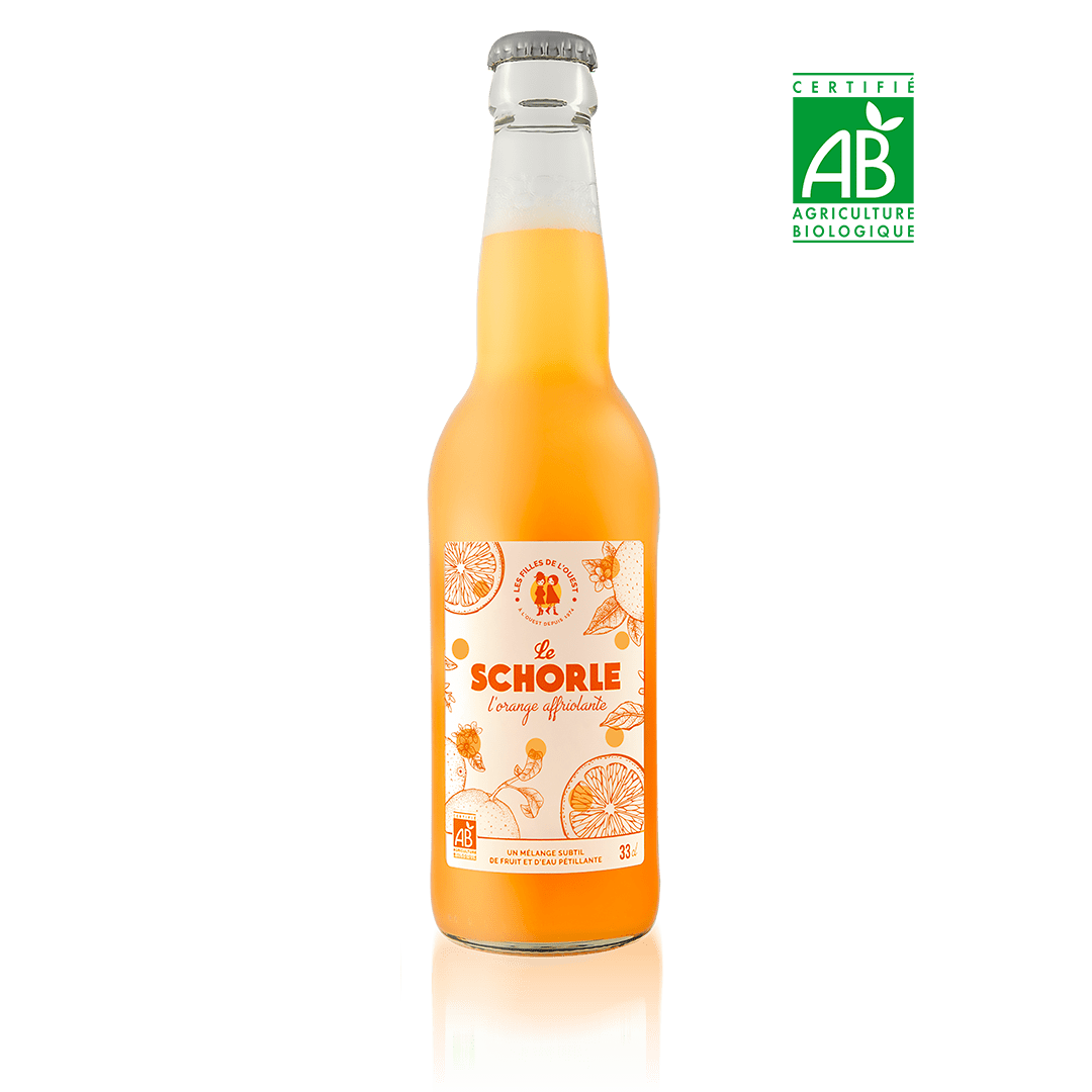 Schorle Orange Affriolante Bio 33cl les Filles de l'Ouest