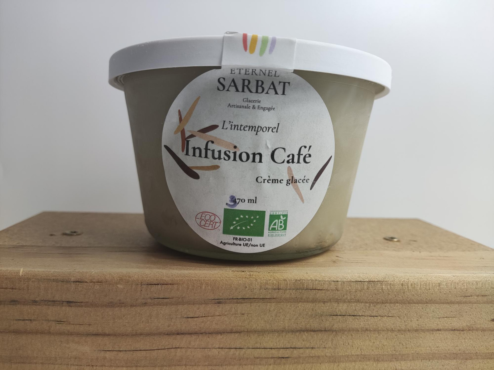 Crème glacée infusion café 370ml