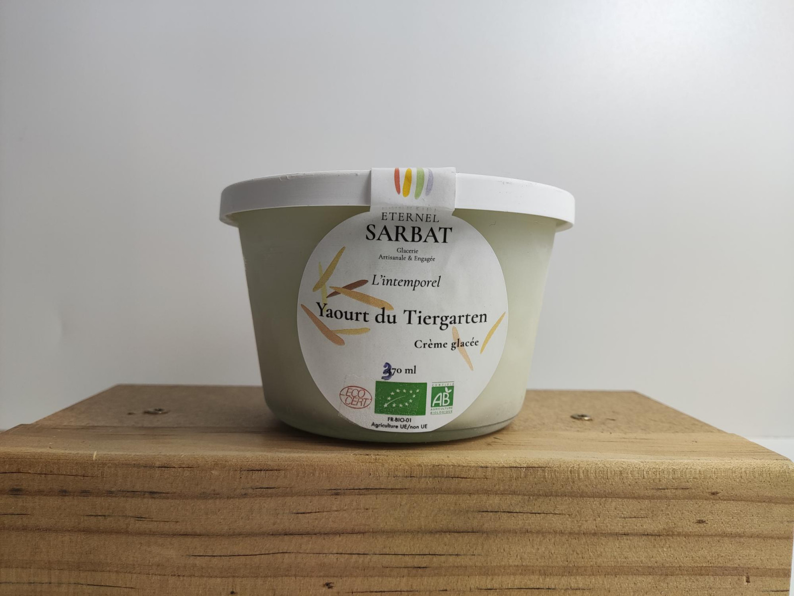 Crème glacée yaourt du Tiergarten  370ml