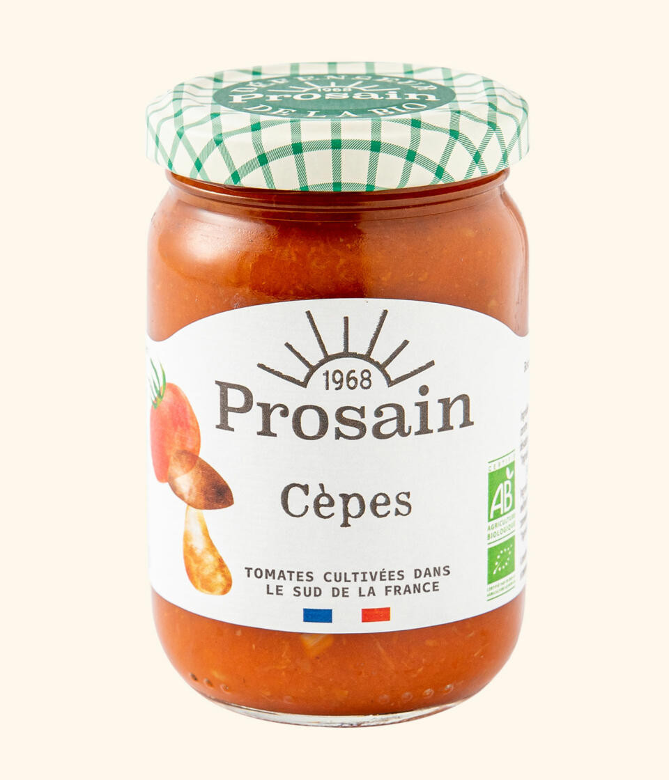 Sauce Tomate Cèpes Bio 200g Prosain