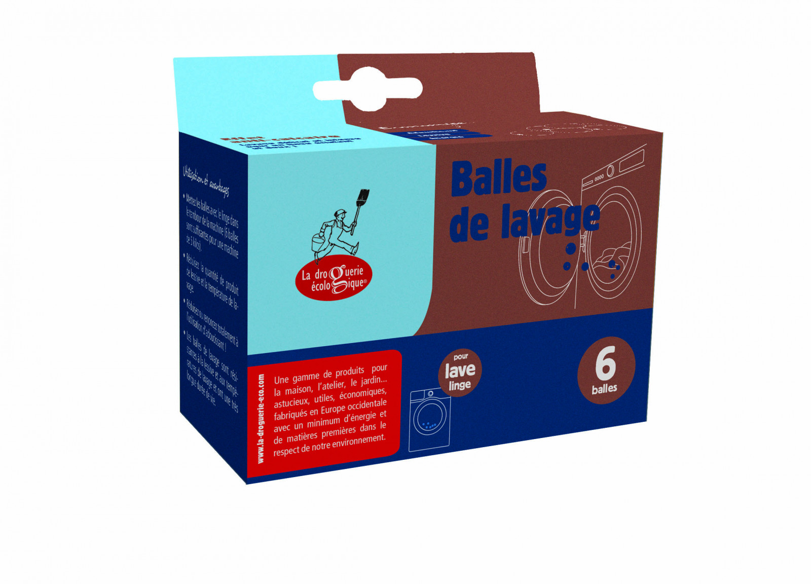 Balles de lavage anti calcaire x6