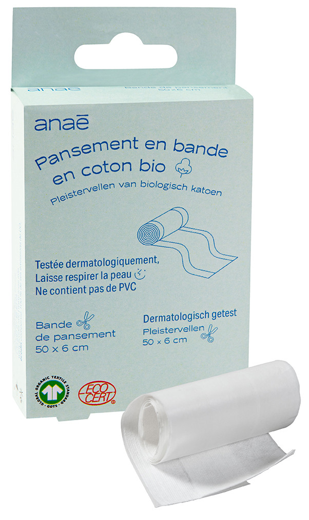 Bande pansement coton bio