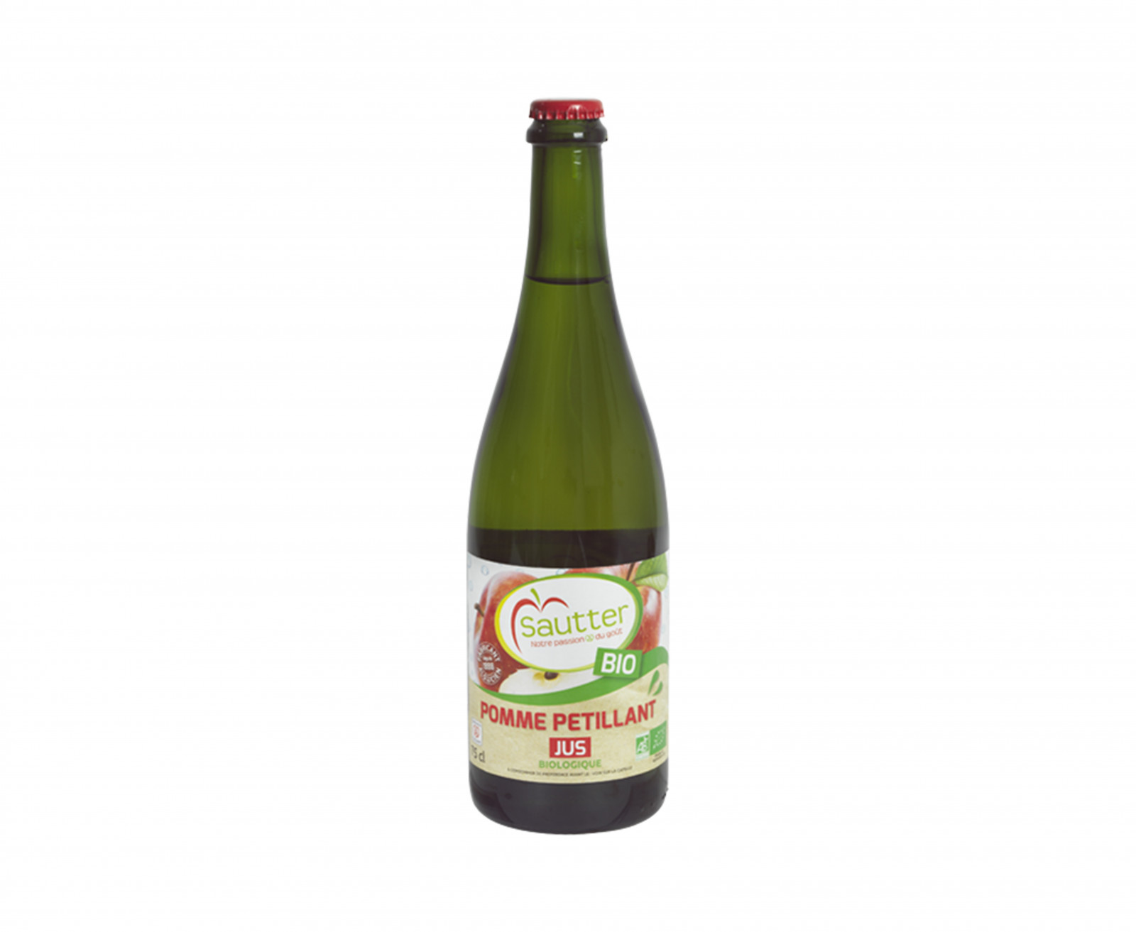 Jus de Pomme Pétillant Bio 75cl Sautter