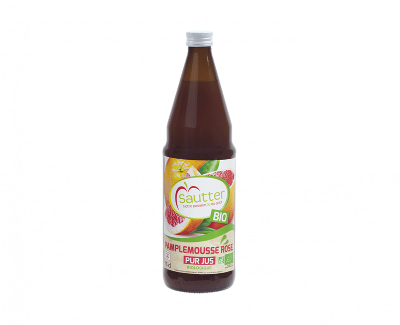 Pur Jus de Pamplemousse Rose Bio 75cl Sautter