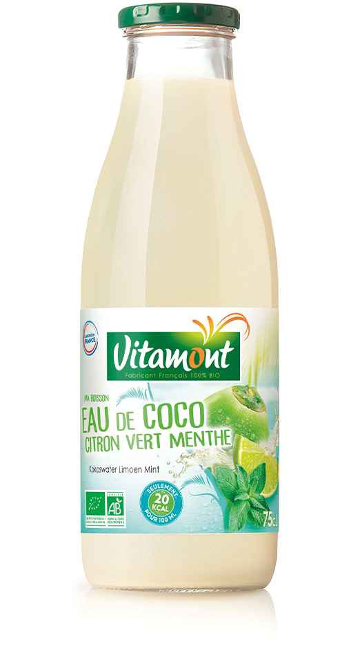 Eau de coco citron vert menthe 50cl