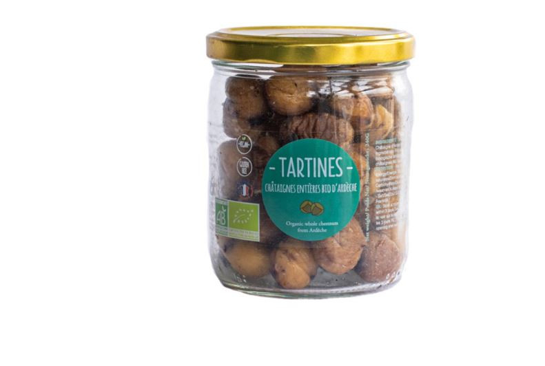 Châtaignes entières 240g