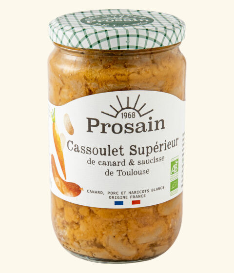 Cassoulet Supérieur Bio de canard & saucisse de Toulouse 680g