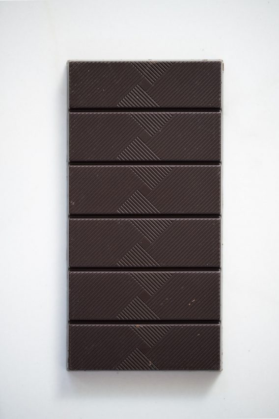 4x Tablettes chocolat noir 72% noisettes & café
