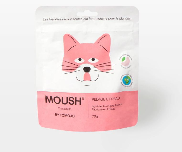 Friandise Moush chat poil soyeux 100g