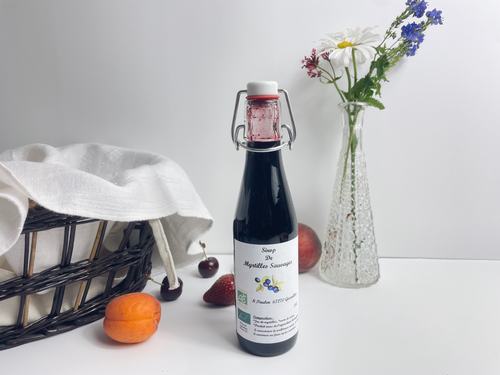 Sirop de myrtilles Confiture Paulen 25cl