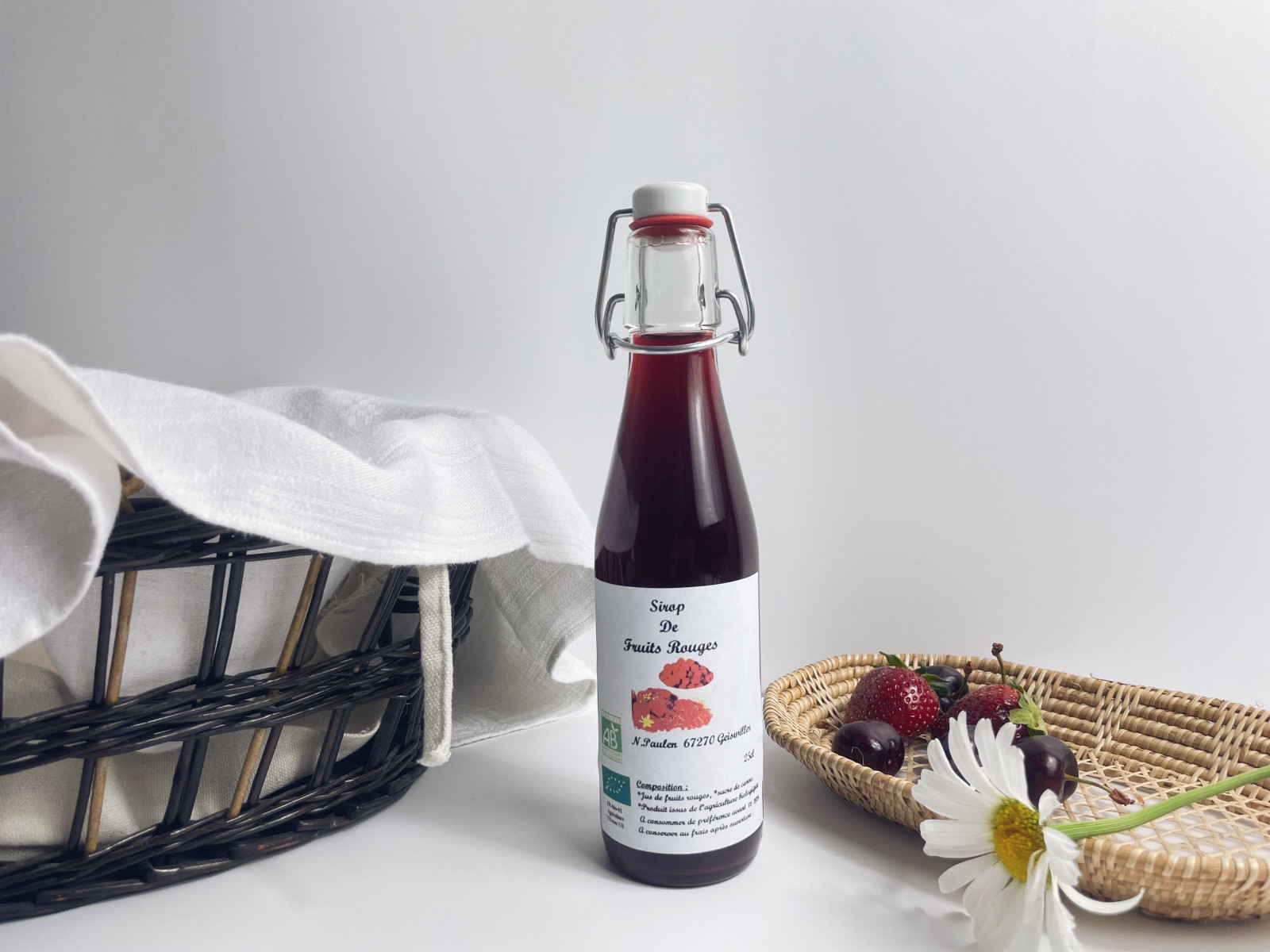 Sirop de fruits rouges Confiture Paulen 25cl