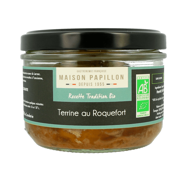 Terrine bio au roquefort 160g MAISON PAPILLON