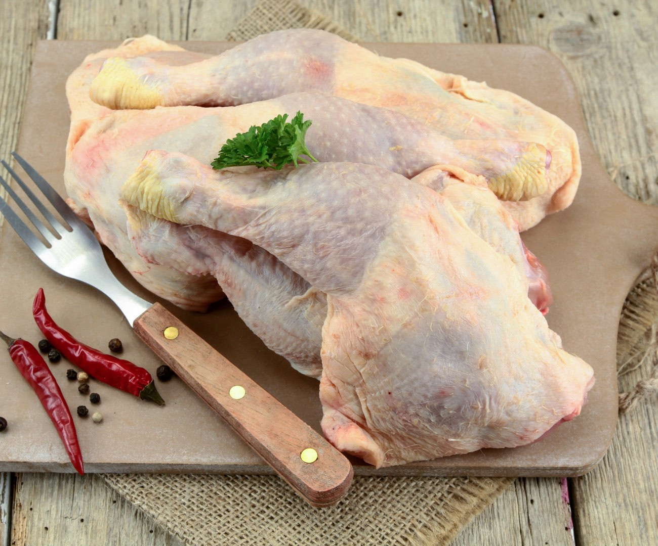 Cuisse de poulet x2 550g env.